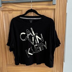 Calvin Klein Black and White Logo Tee